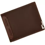 กระเป๋าสตางค์ผู้ชาย/Men's wallet short multi-function fashion casual iron side card wallet