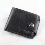 กระเป๋าสตางค์ผู้ชาย/Men's Wallet Multi-Card Slots Casual Wallet Short New Product Double Line Wallet