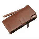 กระเป๋าสตางค์ผู้ชาย/Men's wallet multifunctional business clutch Korean zipper phone bag