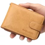 กระเป๋าสตางค์ผู้ชาย/Men's wallet business multi-card organ card bag youth multi-function zipper wallet coin purse