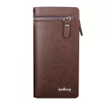 กระเป๋าสตางค์ผู้ชาย/Business Clutch Men's Wallet Long Zipper Clutch Mobile Phone Bag