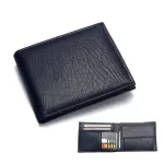 Men's Wallet Leather Solid Slim Wallets Men Pu Leather Bifold Short Credit Card Holders Coin Purses Purse Purse