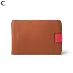 Handmade Slim Wallet Blocking PU Leather Slim Pull-Out Wallet Card Golder Women Wallet Bags Handmade RFID Pull-Otter Card