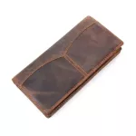 Cowather Quality Men Wallets Crazy Horse Genuine Leather Long Vintage Dollar Male Carteira Masculina 8059