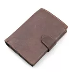 Vintage Men's Short Wallet Men Genuine Leather Clutch Wallets Purses First Layer Real Leather Multi-card Bit Retro Card Holder