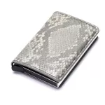 Smart Wallet Business Card Holder Hasp Rfid Wallet Aluminum Metal Credit Business Mini Card Wallet Man Women