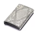 Smart Wallet Business Card Holder Hasp RFID Wallet Aluminum Metal Credit Business Mini Card Wallet Man Women