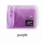 PVC Glitter Transparent Card Wallet Ladies Neck Bag Lanyard Pouch Cute Photo Shiny Clear Pursse Women Plastic Small Wallet Feel