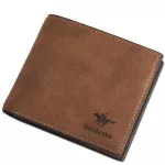 Card Holder Men Wallets Money Bag Retro Short Purse Genuine Leather Multi-Functional Large Capacity Card Package