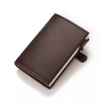 Dienqi Rfid Card Holder Men Wallet Money Bag Male Black Short Purse Zipper Small Trifold Thin Slim Mini Magic Wallet Pop Up