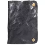 Handmade Wrinkle Wallet Leather Genuine Cow Leather Vertical Mens Wallets Retro Money Clips Short Billfold Purse