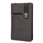 CAI Men Long Wallet Zipper Clutch Pruterproof Wallets Clip Passport Credit Card Holder Handbag for Male Bag
