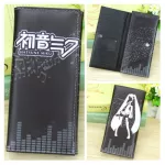 Hatsune Miku Anime Cartoon Long Short Wallet Student Girls Pu Cute Coin Purse Clutch Women Money Phone Pen Crossbody Bag