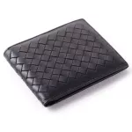 South Goose Genuine Leather Wallets Men's Short Wallet High Quality Sheepskin Knating Business Purse Credit Card Holders