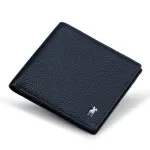Williampolo Mens Wallet Slim Business Card Credit Card Holder Purse Real Cowhide Casual Mini Thin Card Short Wallet Bifolds