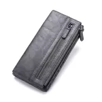Men's wallet, man, man, wallet, zipper, youth, suede clip