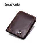 Smart Lb  Men's Wallet Leather Slim Wallets For Men And Women Short Credit Card Holders Coin Smart Wallet Man Photo Card Holder