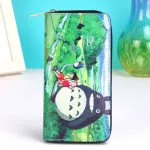 Cartoon My Neighbor Totoro Women Wallets Pu Leather Students Wallet Cards Holder Women's Clutch Hasp Coin Purse Money Bags