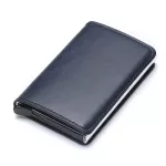 Bycobecy Antitheft Men Vintage Credit Card Holder Blocking Rfid Wallet Leather Security Wallet Leather Women Magic Wallet