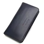 Bison Denim Male Clutch Genuine Leather Men's Wallet Long Wallet Cowskin Card Holder Coin Purse Men Business Wallet N8069