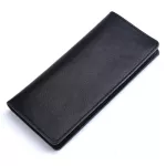 Real Cowhide Genuine Leather Long Wallet Women Card Holder Wallets High Quality Phone Clutch Money Bag