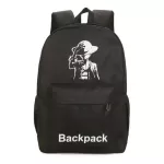 Casual Male And Female Students Tide Canvas Backpack Cartoon Villabag Travel Computer Backpack
