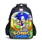 16 Inch Mario Sonic The Hedgehog School Bags Boy Backpack Children School Sets Pencil Bag Toddler School