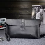 New, comfortable man, retro bag, clutch bag, clutch bag, personality, crazy horse, phone package