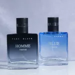 Jeanmiss, 2 pairs of men's perfume, Blue & Black-Parfum 2*30ml. In the set, there are 2 fresh fragrances, long lasting 12 hours, genuine perfume ready to deliver.