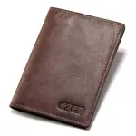 CZ Genuine Leather Thin Men Wlet Luxury Brand Passport Cer ID Business Card Holder Travel Credit for Me Se Case