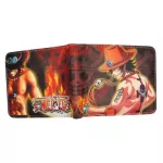 PU Ort Wlet One Piece Luffy Law Anime SE For Young with Card Holder CN SE