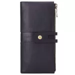 New Wlet Men Genuine Leather Clutch Se with Card Holder Money Bag Women Portonnee Zier Hasp Phone Bag