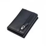 Bisi Goro New RFID WLET ANTITHEFT Anum Box ID Card Holder Pu Leather Pop Up Card Case Magnet Carbon Fiber CN SE