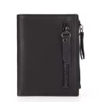 Disnoci Ort Men's Pruses Genuine Leather Wlet Men Multi-Function Zier Cion Wlet L Wax Leather Man Card Hr