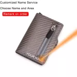 Engra Carbon Fiber Men Wlets Brand Rfid Card Holder Customize Sml Cn Wlet Se Me Vlet Fe Vet Wet
