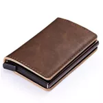 Caseey Anum Wlet With Bac Pocet Id Holder Rfid Bloc Mini Magic Card Wlet Automatic Pop Up Credit Card Cn Se
