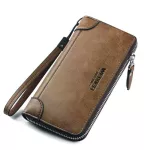 Men WLETS PU Leather Clutch Zier Wlets for Business Men Clutch Large Capacity Hi Quity Wlet