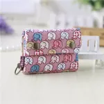 Canvas Printing Women's Mini Wlets Children Sml Pouches Money Bags Fe Ses Cartes Fininas For Girls Boys