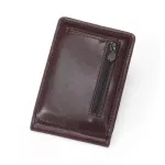 New Mini Men's Leather Money Clip Wlet with CN Pocet Thin Se for Man Magnet SML Zier Money Bag