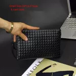 Men Bag Leather Weave Nitting Clutch Bag Oulder Bag Wlet Handy Bag Handbags Day Clutches Me Large SES ENVELOPE BAG