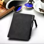 Men's Leather Business Soft CNS Waterproof Solid CR WLET POCET CRED HOLDER SEIP