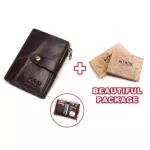 RFID Women's Wlet Genuine Leather SML LADY CN SE QUINY FE Money Bag Mini Designer Card Wet Handy Perse