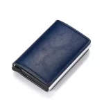 Men's wallet/RFID Anti-Magnetic Automatic Pop-up Aluminum Alloy Case Metal Business Card Case Wallet