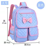 กระเป๋านักเรียนเด็ก/Children's school bag primary school students lightweight waterproof PU leather backpack
