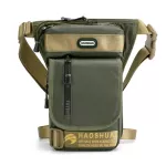 Men riding outdoors, multi -function bags