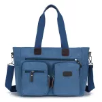 Laptop business case, canvas, simple, comfortable bag, one shoulder bag