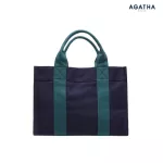 Agatha, a lot of capacity, canvas bag, color bag with hand strap + long cable bags, AGT211-535