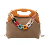 Wood Clip Ell Bag for Women Cr Chain Luxury Handbag Soft Leather Oulder Bag Fe Designer Brand Crossbody Bag Ses