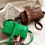 WT BAGS for Women Leather Wen Design Luxury Brand Bag Women Weave Cassette WT BELT BAG TREND CH POUCH FE