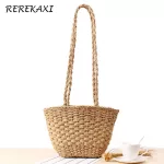 Rereaxi Handmade Women Oulder Bag Bohian MMER STRAW Beach Bags Wen Fe Handbag Mesger Bag Crossbody Bags Tote